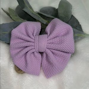 5” light lavender nylon bow